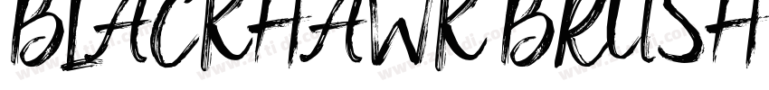 BLACKHAWK BRUSH字体转换